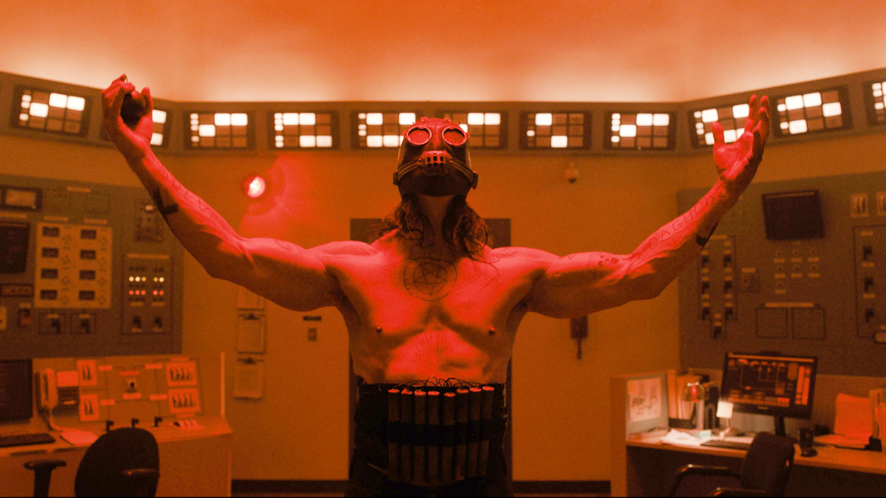 James Preston Rogers as Psycho Killer in 20th Century Studios' 'Psycho Killer'. Photo courtesy of 20th Century Studios © 2025 20th Century Studios. All Rights Reserved.