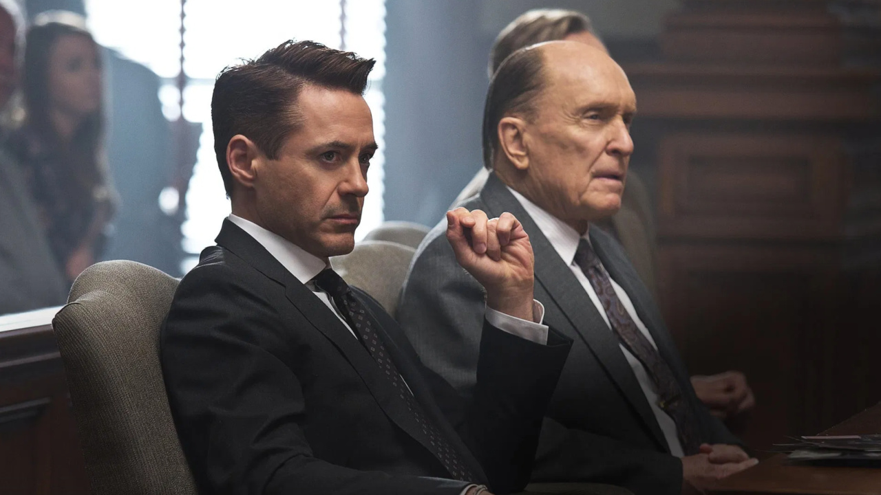 (L to R) Robert Downey Jr. and Robert Duvall in 'The Judge'. Photo: Warner Bros. Pictures.