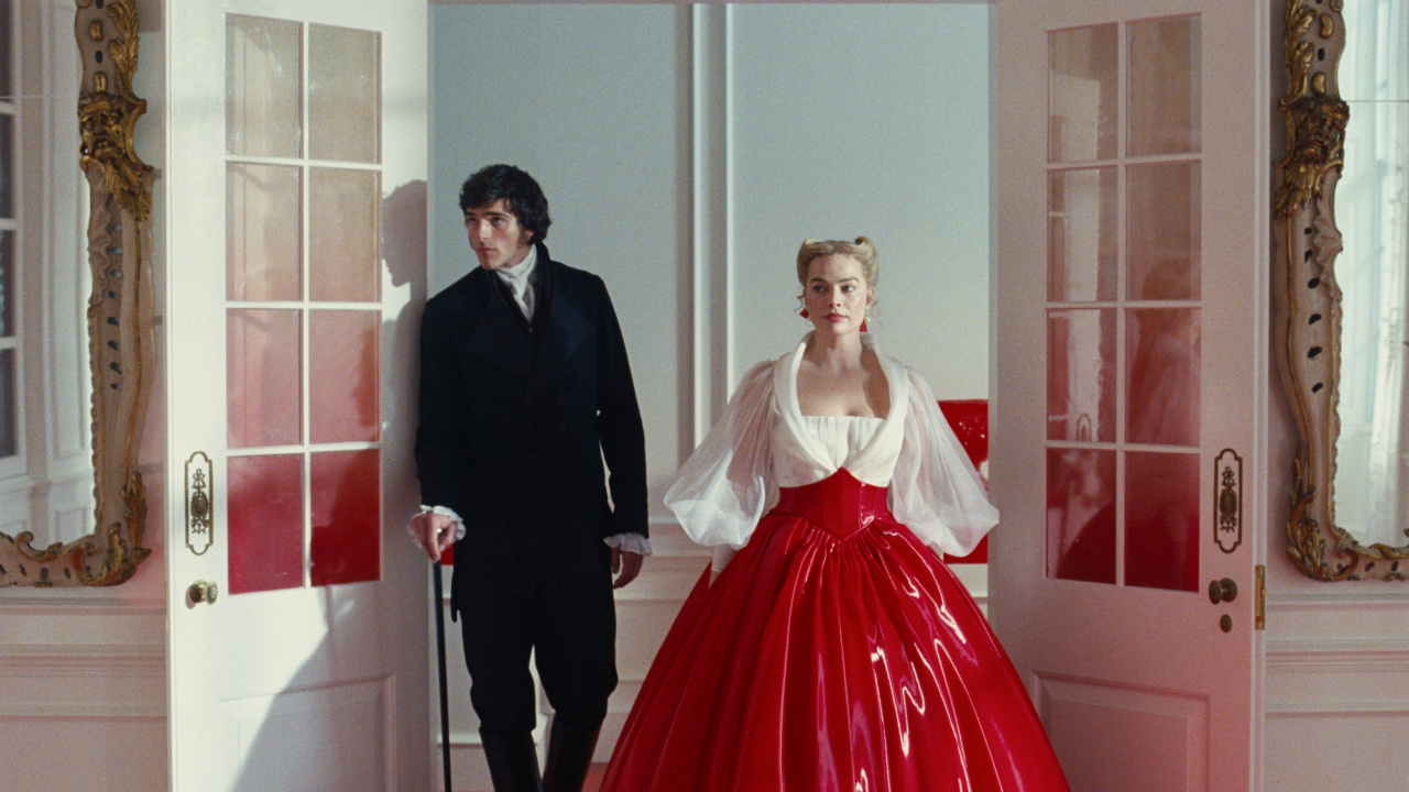 (L to R) Jacob Elordi as Heathcliff and Margot Robbie as Catherine Earnshaw in 'Wuthering Heights,' a Warner Bros. Pictures Release. Photo Credit: Photo Courtesy Warner Bros. Pictures. Copyright: © 2026 Warner Bros. Ent. All Rights Reserved.