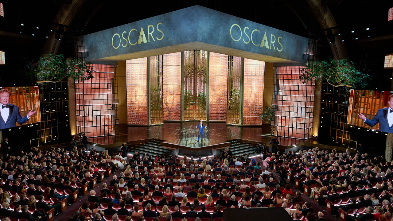 Conan O'Brien hosts the 98th Oscars® at the Dolby® Theatre at Ovation Hollywood on Sunday, March 15, 2026. Credit/Provider: Trae Patton / The Academy. Copyright: ©A.M.P.A.S.