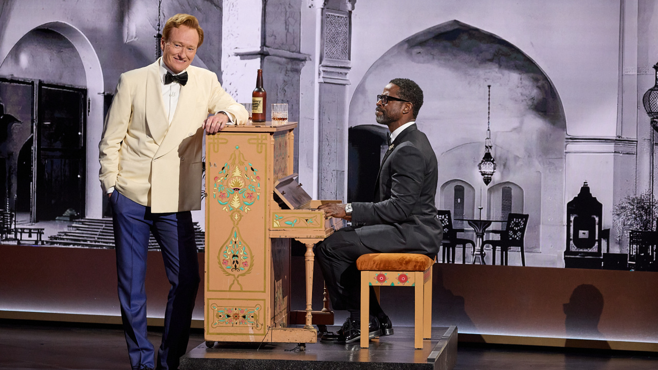 (L to R) Conan O'Brien and Sterling K. Brown onstage during the 98th Oscars® at the Dolby® Theatre at Ovation Hollywood on Sunday, March 15, 2026. Credit/Provider: Trae Patton / The Academy. Copyright: ©A.M.P.A.S.