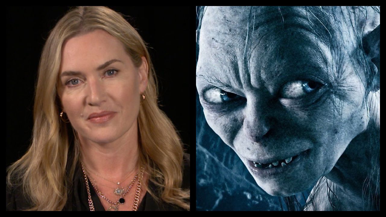 (Left) Kate Winslet stars in 'Lee'. (Right) Andy Serkis as Gollum in 'The Lord of the Rings: The Two Towers'. Photo: New Line Cinema.