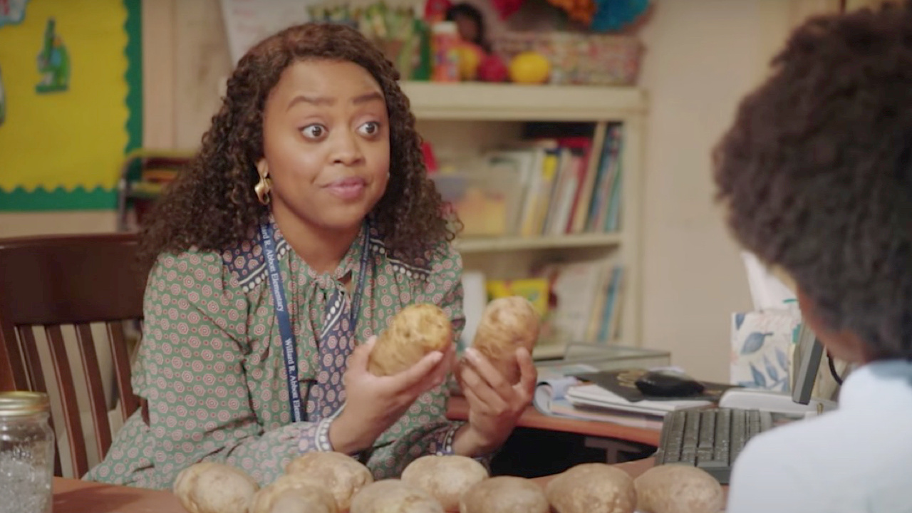 Quinta Brunson on ABC's 'Abbott Elementary.' Photo Courtesy of ABC's YouTube Channel.