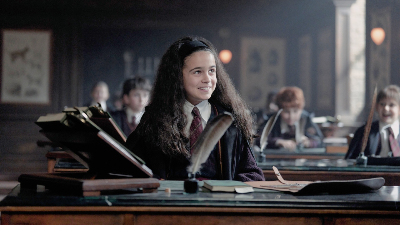 Arabella Stanton in 'Harry Potter and the Philosopher's Stone'. Photo: Aidan Monaghan/HBO.