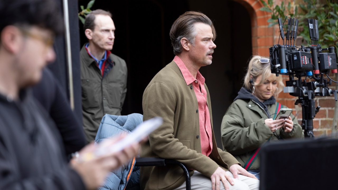 (Center) Josh Duhamel as “Alan” in Comedy, Family Film, 'Preschool'. Photo courtesy of Republic Pictures (a Paramount Pictures label).