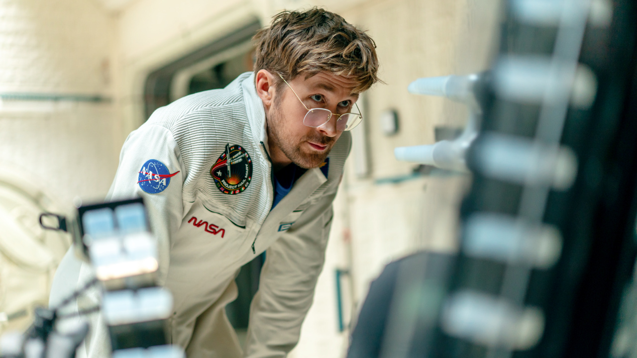 Ryan Gosling stars as Ryland Grace in 'Project Hail Mary', from Amazon MGM Studios. Photo credit: Jonathan Olley. © 2025 Amazon Content Services LLC. All Rights Reserved.
