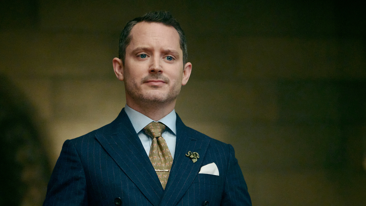 Elijah Wood in 'Ready Or Not 2: Here I Come'. Photo by Searchlight Pictures/Pief Weyman, Courtesy of Searchlight Pictures. © 2026 Searchlight Pictures. All Rights Reserved.