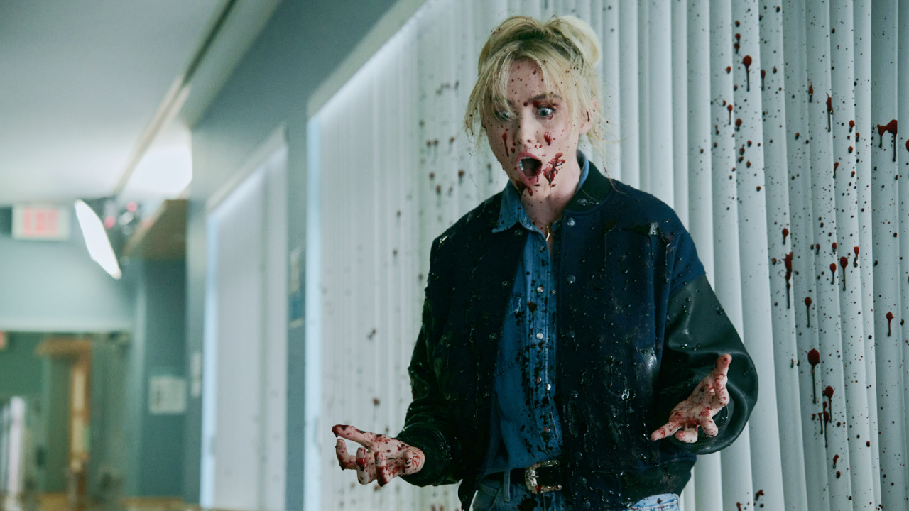 Kathryn Newton in 'Ready Or Not 2: Here I Come'. Photo by Searchlight Pictures/Pief Weyman, Courtesy of Searchlight Pictures. © 2026 Searchlight Pictures. All Rights Reserved.