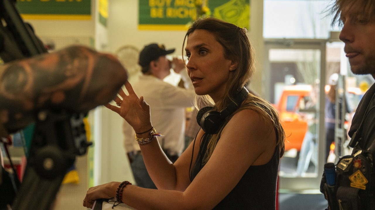 Director Vanessa Caswill on the set of Reminders of Him.' Photo: Universal Studios.