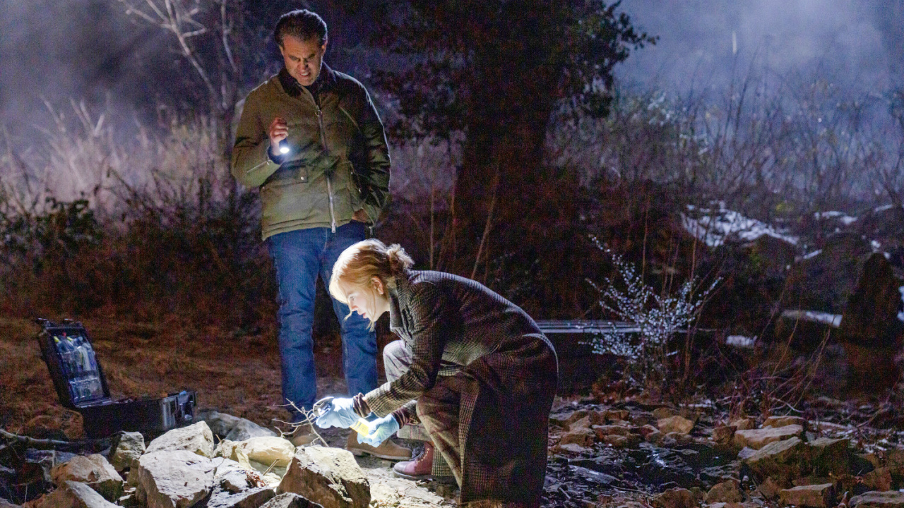 (L to R) Nicole Kidman and Bobby Cannavale in 'Scarpetta' Season 1. Photo Credit: Connie Chornuk / Prime. © Amazon Content Services LLC.