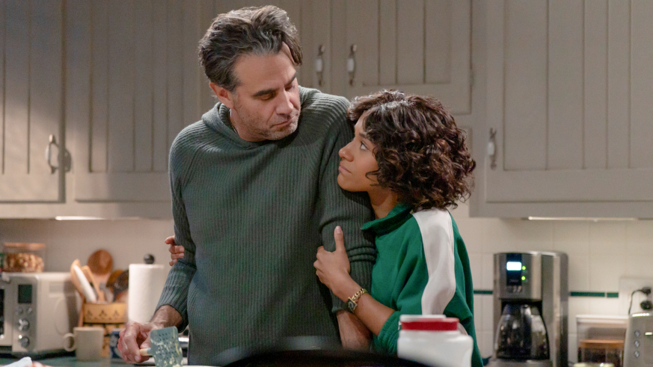 (L to R) Bobby Cannavale and Ariana DeBose in 'Scarpetta' Season 1. Photo Credit: Connie Chornuk / Prime. © Amazon Content Services LLC.