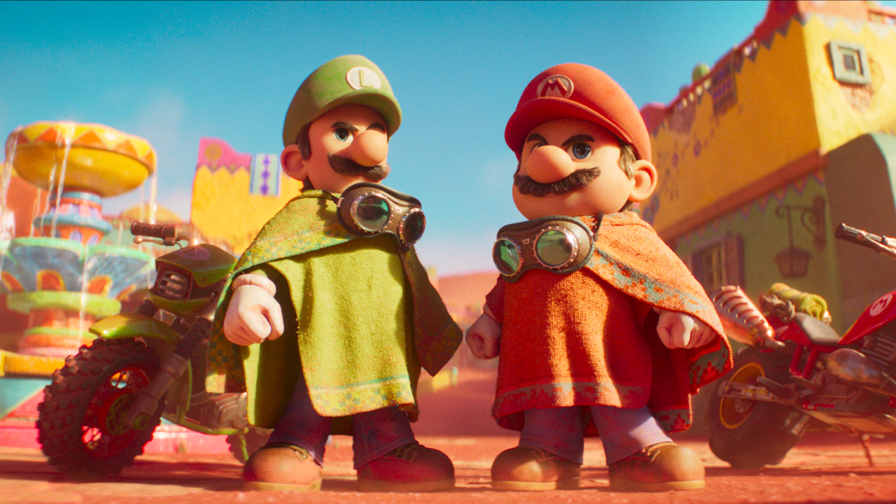 (L to R) Luigi (Charlie Day) and Mario (Chris Pratt) in Nintendo and Illumination’s 'The Super Mario Galaxy Movie', directed by Aaron Horvath and Michael Jelenic.