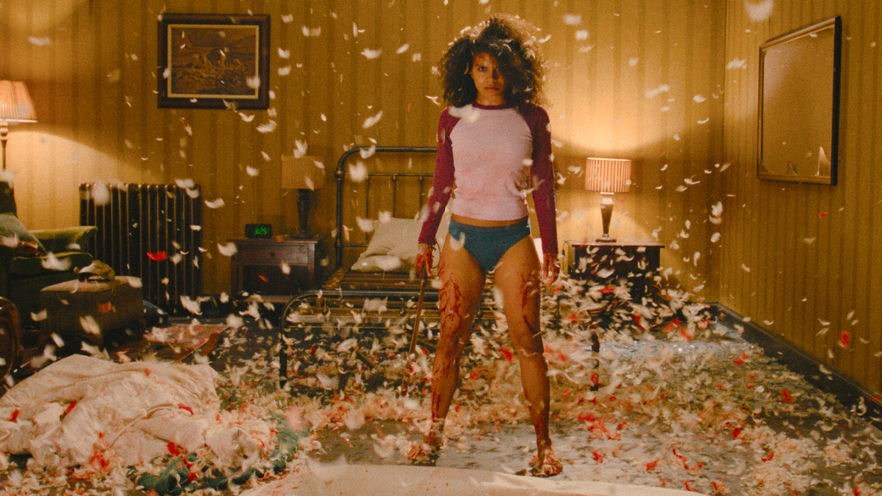 Zazie Beetz as Asia in New Line Cinema/Nocturna’s 'They Will Kill You', a Warner Bros. Pictures release. Photo Credit: Photo Courtesy Warner Bros. Pictures. Copyright: © 2025 Warner Bros. Ent. All Rights Reserved.