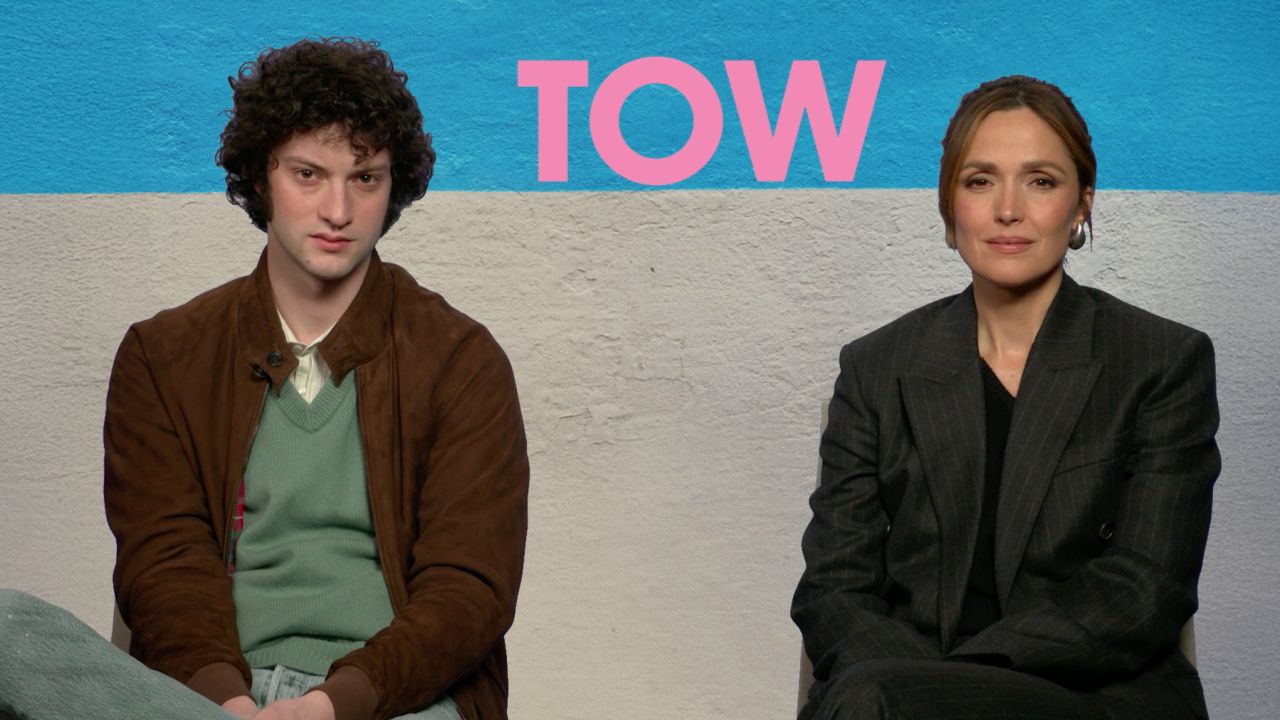 (L to R) Dominic Sessa and Rose Byrne star in 'Tow.'