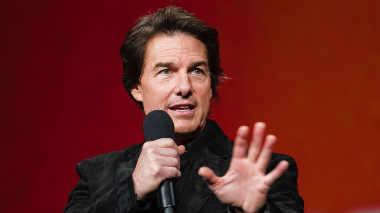 Tom Cruise for 'Digger' at CinemaCon 2026. Photo Credit: David Jon @davidjonphotography.